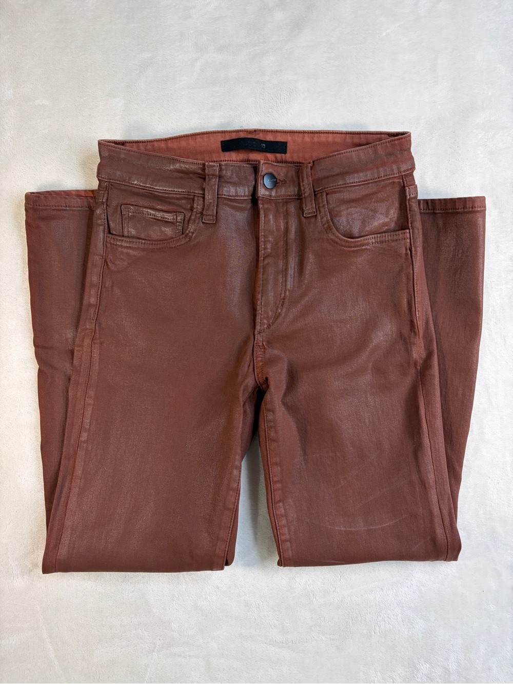 Women’s Joe's Jeans "The Callie" Coated High-Rise Cropped Jeans - Size 27